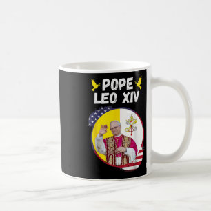 Papst Leo Xiv, Habemus Papam, katholisch Kaffeetasse