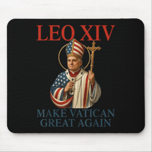 Papst Leo Xiv macht den Vatikan wieder großartig k Mousepad