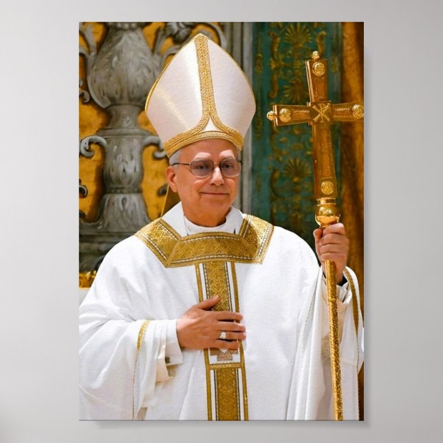 Papst Leo XIV Mass Sixine Kapelle Poster (Vorne)