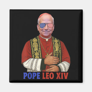 Papst Leo Xiv Neuer Amerikanischer Papst 2025 Funn Magnet