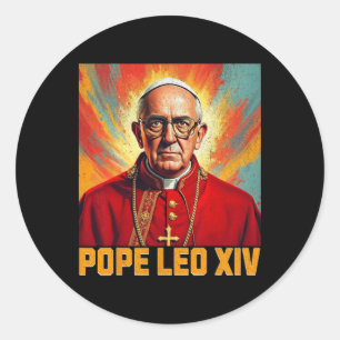 Papst Leo Xiv - Neuer Papst Leo Xiv 1 Runder Aufkleber