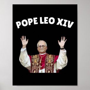 Papst Leo Xiv - neuer Papst Leo Xiv Katholischer P Poster