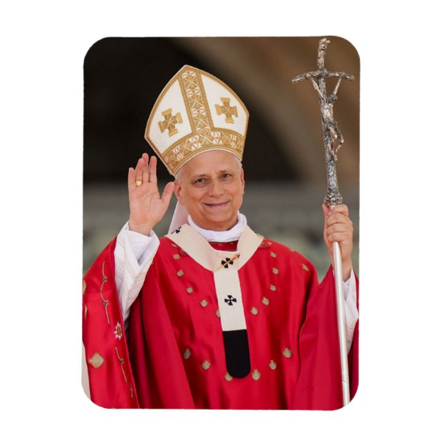 Papst Leo XIV Pfingsten Sonntag 2025 Magnet (Vertikal)