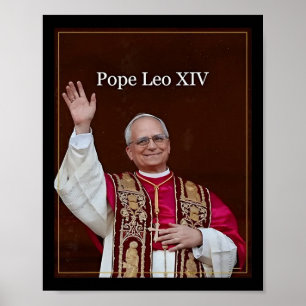 Papst Leo Xiv Poster