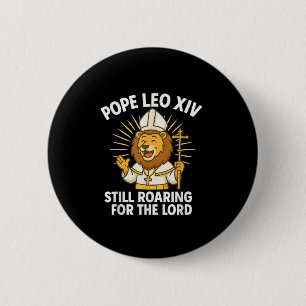 Papst Leo Xiv Roaring Lion für Lord Kid Boys Gi Button