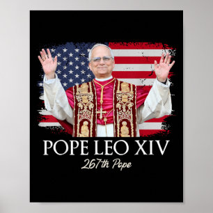 Papst Leo Xiv Robert Francis Prevost Poster