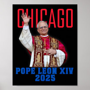 Papst Leon Xiv 2025 - Chicagos erster amerikanisch Poster