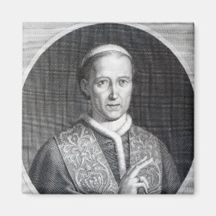Papst Löwe XII, graviert von Raffaele Persichini Magnet