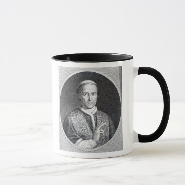Papst Löwe XII, graviert von Raffaele Persichini Tasse (Rechts)