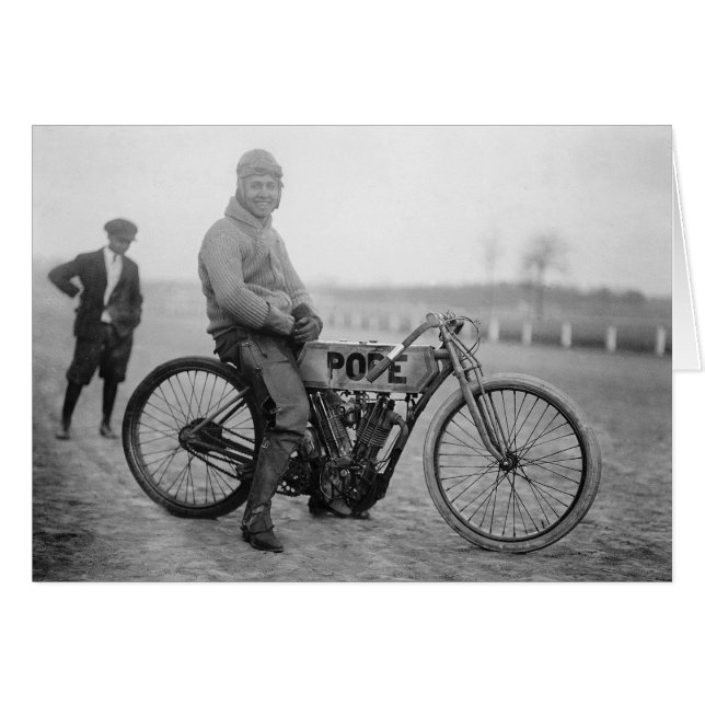 Papst-Motorradfahrer, 1915 (Vorderseite (Horizontal))