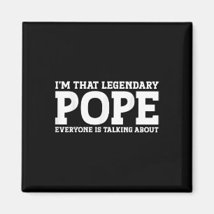 Papst Nachname Lustiges Team Familienname Papst  Magnet