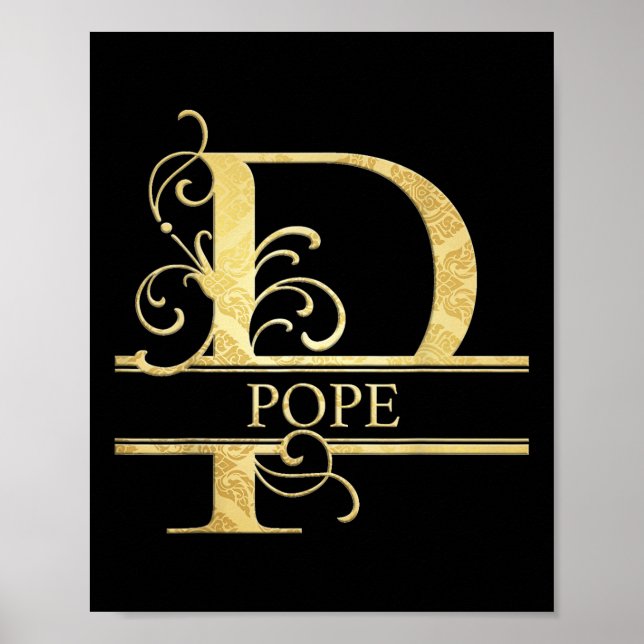 Papst Name _1  Poster (Vorne)