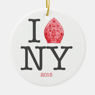 PAPST NYC 2015 KERAMIKORNAMENT