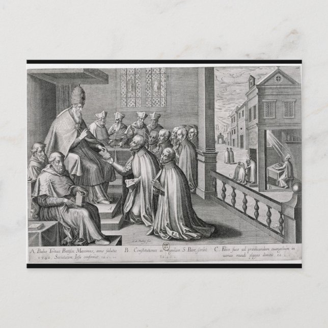 Papst Paul III Postkarte (Vorderseite)