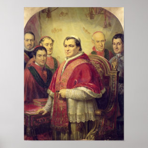 Papst Pius IX 1847 Poster