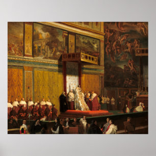 Papst Pius VI - Jean-Auguste - Ingres Kunst Poster