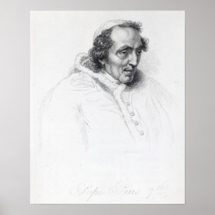 Papst Pius VII Poster
