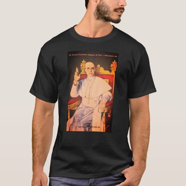 Papst Pius XII., Souverän des Staat der Vatikansta T-Shirt (Vorderseite)
