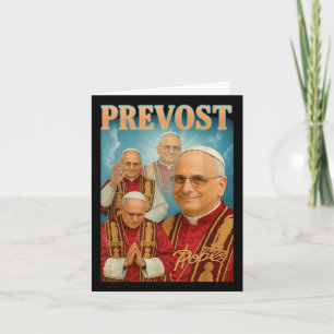 Papst Prevost Christliches Katholisches T-Shirt Pa Karte