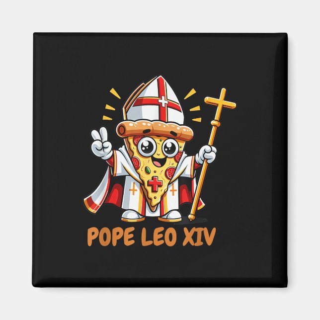 Papst Robert Prevost Pope Leo Xiv Da Pope Funny Pi Magnet (Vorne)