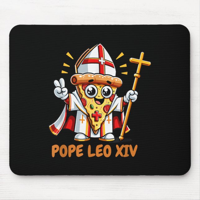 Papst Robert Prevost Pope Leo Xiv Da Pope Funny Pi Mousepad (Vorne)