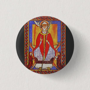 Papst Saint Gregory I. Dialoge Button