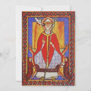 Papst Saint Gregory I. Dialoge Dankeskarte