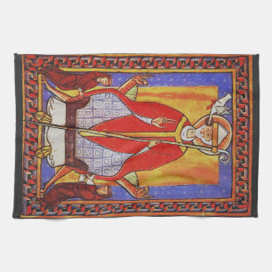 Papst Saint Gregory I. Dialoge Geschirrtuch