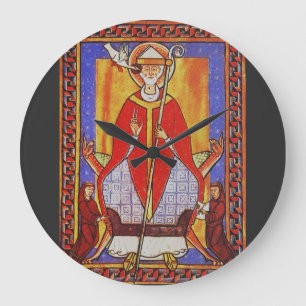 Papst Saint Gregory I. Dialoge Große Wanduhr