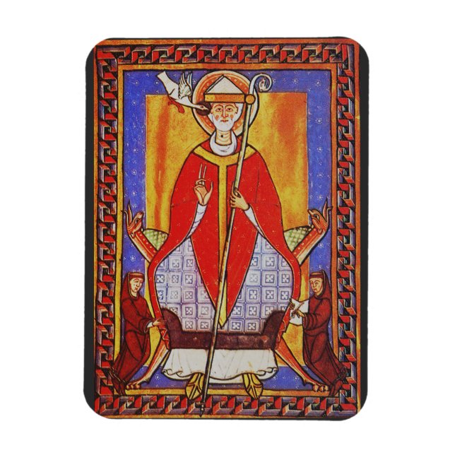Papst Saint Gregory I. Dialoge Magnet (Vertikal)