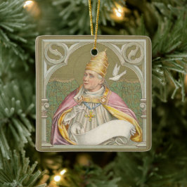 Papst St. Gregory der Große (M 067) Keramikornament