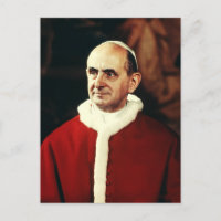 Papst St. Paul VI. Gedenk Historischer Päpstlicher