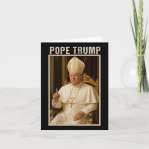 Papst Trump 1 Trump Papst Donald Trump Politischer Karte