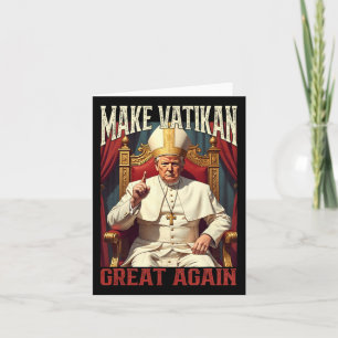 Papst Trump: Der lustige Präsident Trump Will, die Karte
