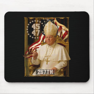 Papst Trump: Der lustige Präsident Trump Will, die Mousepad
