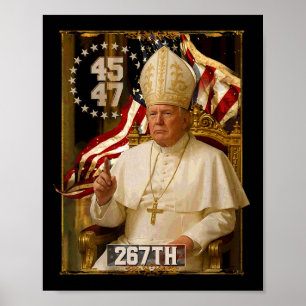 Papst Trump: Der lustige Präsident Trump Will, die Poster