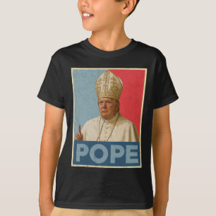 Papst Trump: Der lustige Präsident Trump Will, die T-Shirt