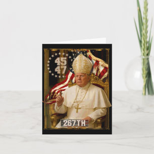 Papst Trump Funny Präsident Trump 1 Karte