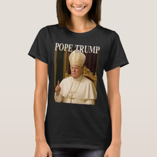 Papst Trump Funny Präsident Trump erklärt sich sel T-Shirt