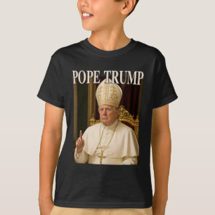 Papst Trump Funny Präsident Trump erklärt sich sel T-Shirt
