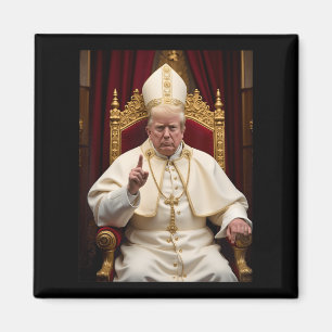 Papst Trump Funny Trump Präsident Trump Vatikan Ch Magnet