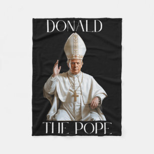 Papst Trump Funny Trump Vatican Christlich Retro C Fleecedecke
