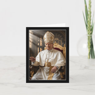 Papst Trump Funny Trump Vatican Christlich Retro C Karte