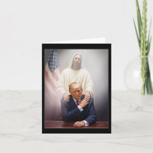 Papst Trump Funny Trump Vatican Christlich Retro C Karte