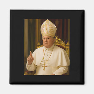 Papst Trump Funny Trump Vatican Christlich Retro C Magnet