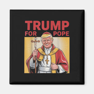 Papst Trump Funny Trump Vatican Christlich Retro C Magnet