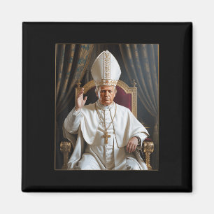 Papst Trump Funny Trump Vatican Christlich Retro C Magnet