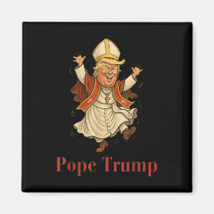 Papst Trump Funny Trump Vatican Christlich Retro C Magnet