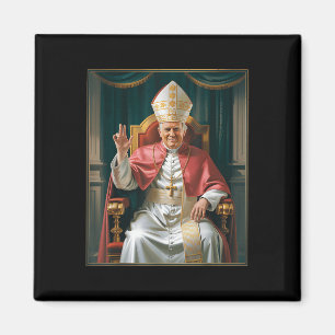 Papst Trump Funny Trump Vatican Christlich Retro C Magnet
