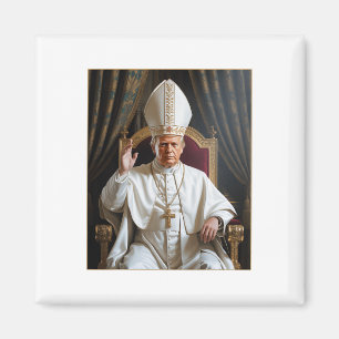 Papst Trump Funny Trump Vatican Christlich Retro C Magnet